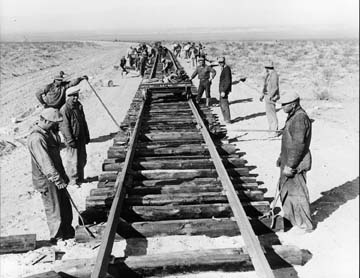 building railroad west